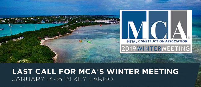 Last Call For MCA's Winter Meeting