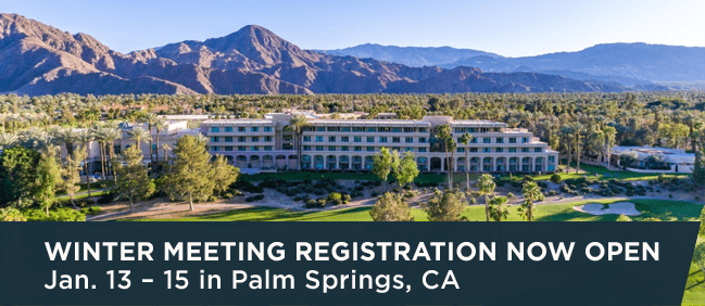 Winter Meeting Registration Now Open